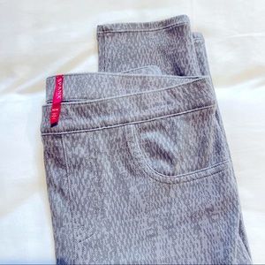 Spanx snake print jeanish leggings